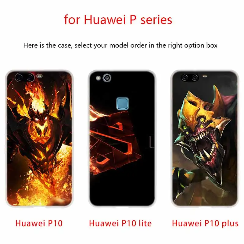 Чехол для телефона Shadow Fiend Dota 2 Huawei P40 P9 P10 P20 P30 Lite чехлы Pro P Smart 2019 мягкий
