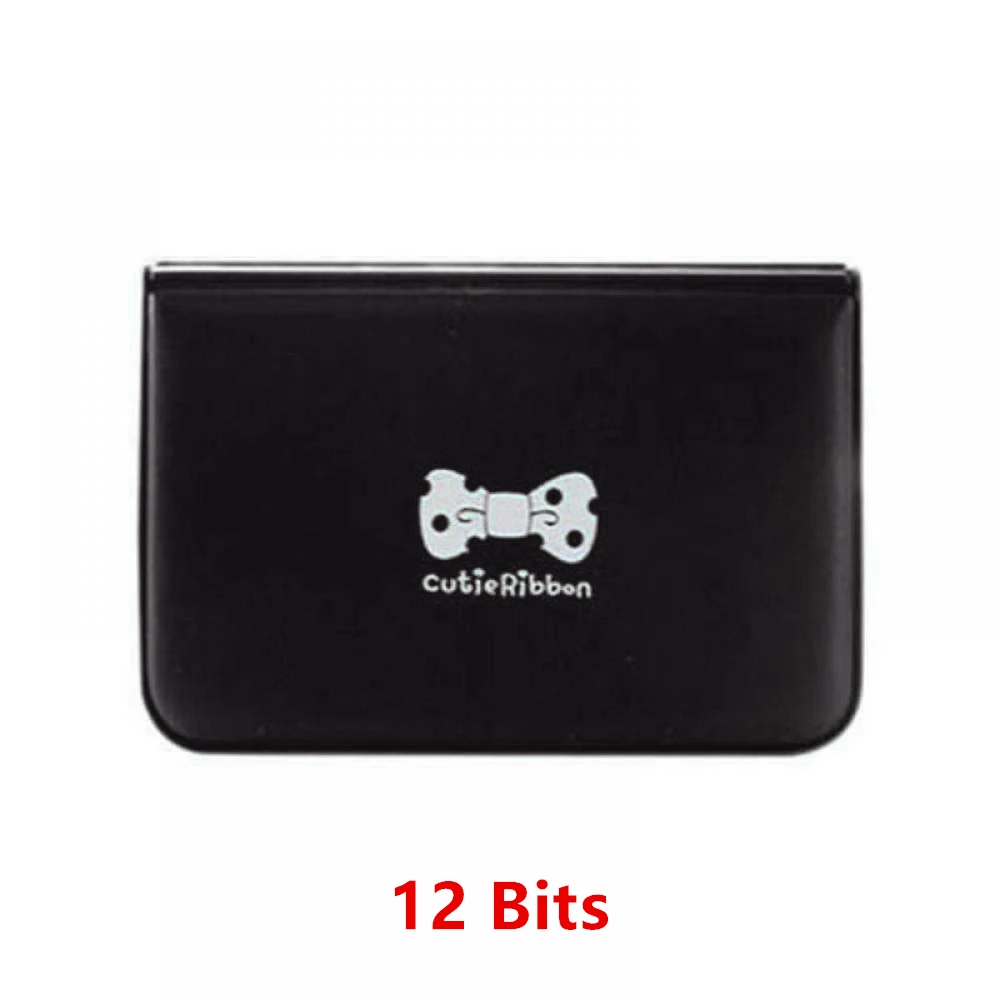 B Cute Women Business Card Holder Case Book Cartoon Leather Bank Credit Card Clip Wallet Cardholder Flamingo ID Card Bag 20 Bits - Цвет: B