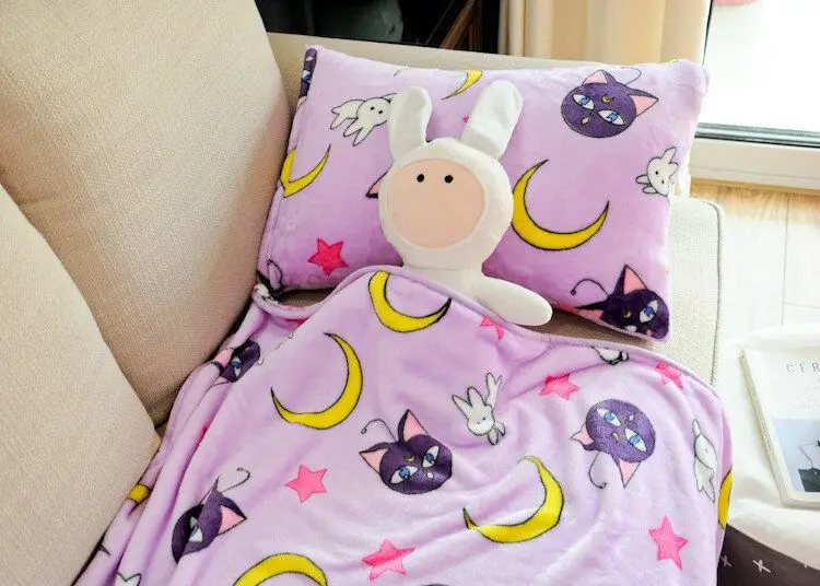 Cartton Sailor Moon Luna Cat мягкий коралловый флисовый коврик для детского банкета диван
