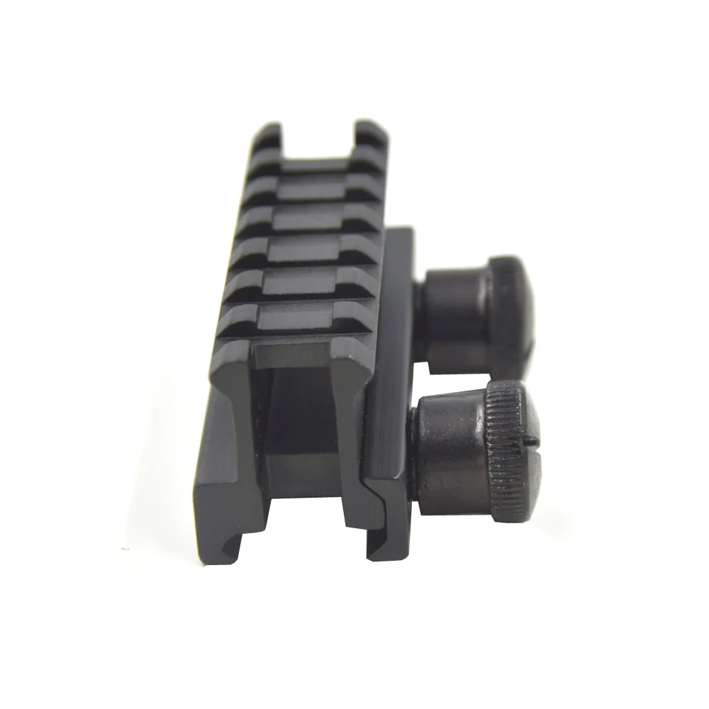 Alonefire Scope Adapter See-Thru See-Through Riser Base for AR Dovetail Weaver Mount 20mm to Extensible scope bases mounts | Спорт и