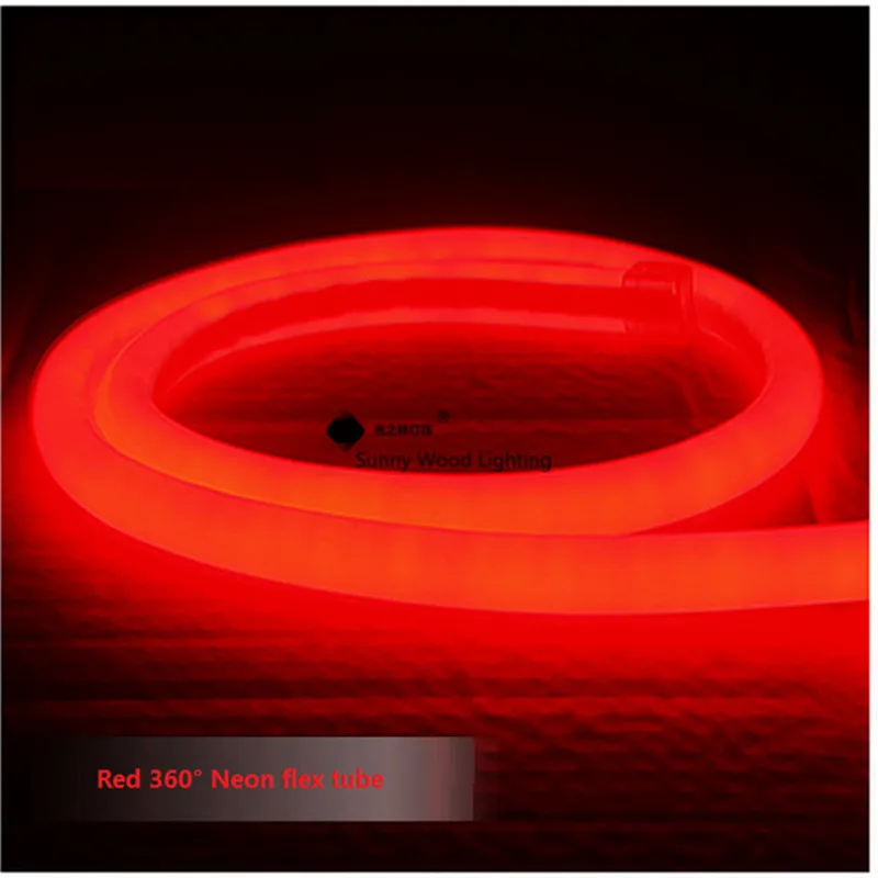 

1-10m mini 14mm diameter round Neon flex,120pcs 2835/m 360 degree lighting led neon tube ,220-240V led sign board tube