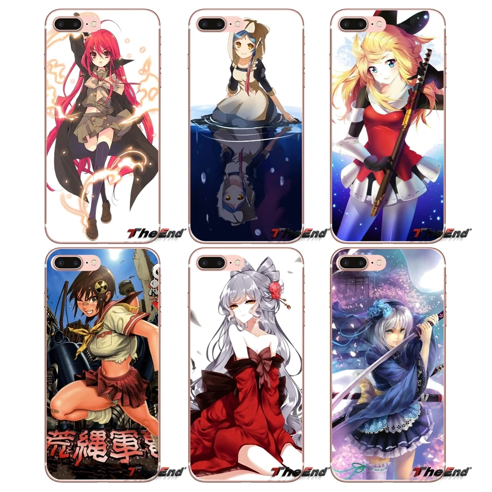 Samurai Girl Real Bout High School для Huawei G7 G8 P7 P8 P9 Lite Honor 4C 5X 5C 6X Mate 7 8 9 Y3 Y5 Y6 II 2 Pro 2017 чехлы из