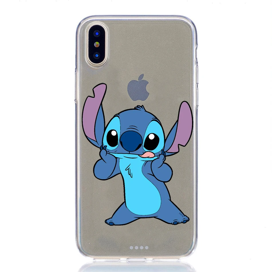 Милый чехол для iphone x xs xr max 6 S 5S 7 8 plus силиконовый мягкий прозрачный из ТПУ с