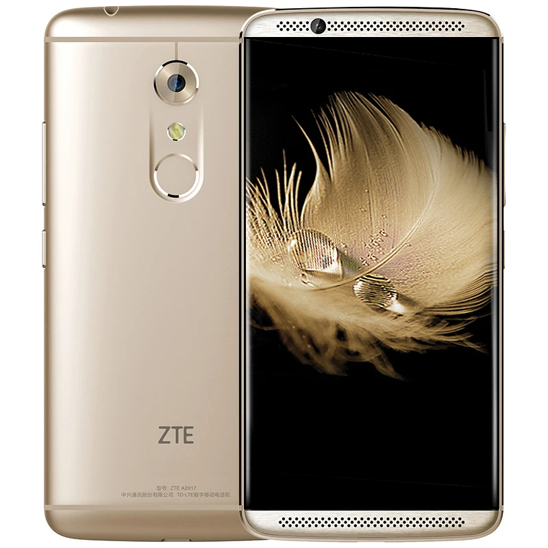 2K AMOLED ZTE Axon 7 A2017 Mobile Phone Android 6.0 4G LTE 4+128G Snapdragon 820 Quad Core Fingerprint NFC Original 20MP Type-C | Мобильные