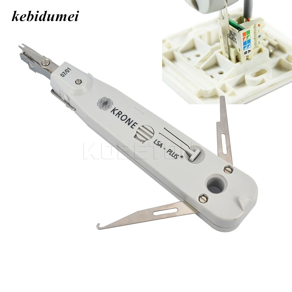 Оригинальный Серый телефонный кабель kebidumei для Lsa plus RJ11 RJ45|network tool kit|krone lsa-plusrj45 punch |