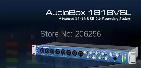 Новый PreSonus audiobox 1818VSL профессиональный аудиоинтерфейс с ADAT группа записей advanced 18x18