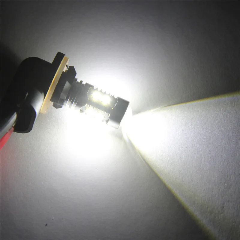 

2PCS Car Led Super Bright H27 881 50W Samsung 2323 Chip 10 SMD Fog Lamp Daytime Running Light DRL 12V 6000K 800LM 881 Fog Lights