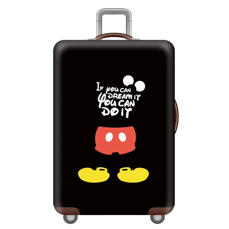 B Luggage Cover Мини Микки багаж Чехол Эластичный багаж Защитные чехлы для 18-32 дюймов костюм чехол Чехол багаж крышка аксессуары для путешествий - Цвет: B Luggage Cover