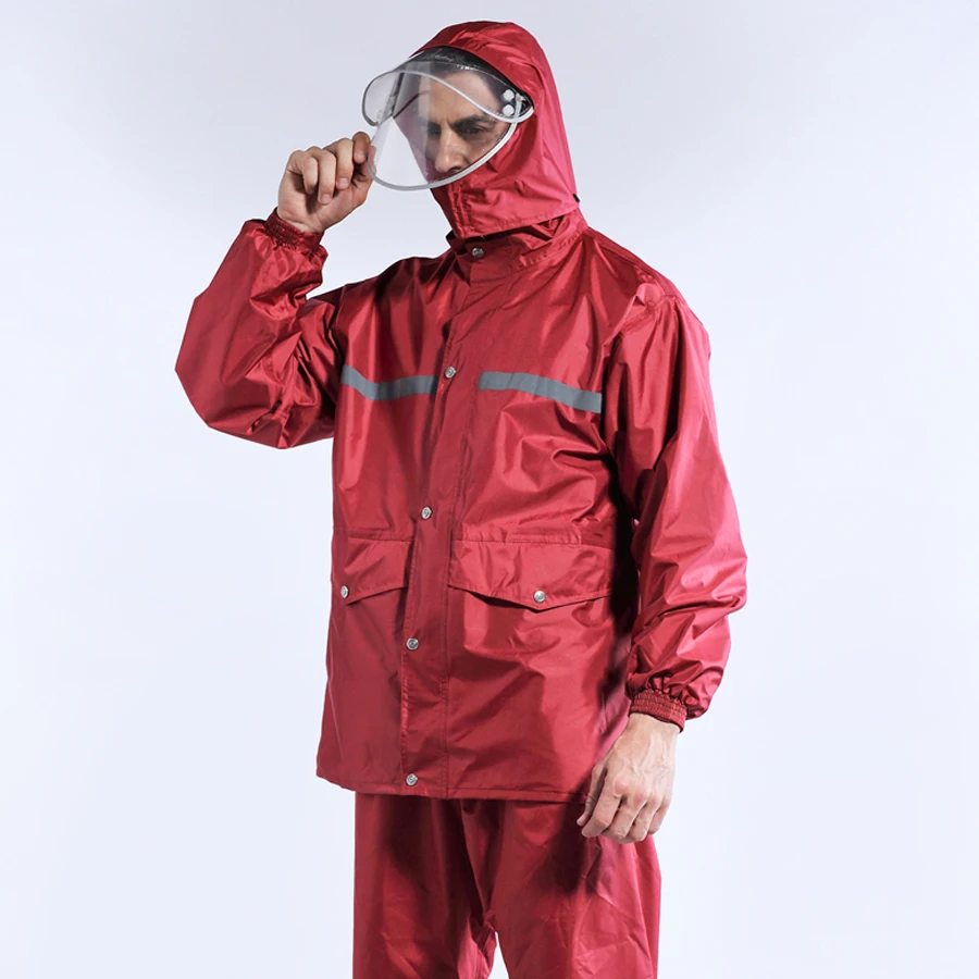 

Bicycle Outdoor Men Rain Coat Women Hiking Motorcycle Ladies Raincoat Hooded Rain Jacket Sport Windproof Cycle Clothing 3DYYJ03