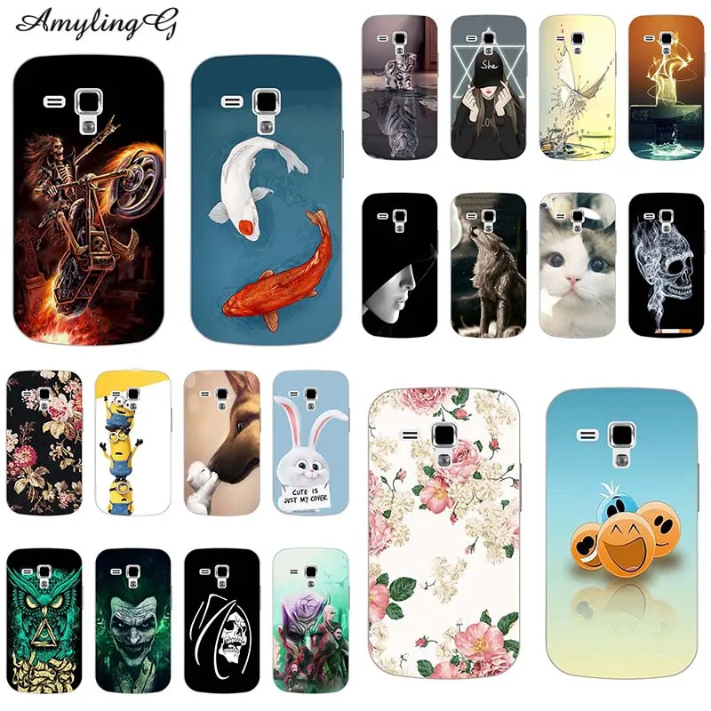 Чехол для samsung Galaxy S Duos GT S7562 GT-S7562 7562 Trend Plus S7580 S7582 GT-S7580 GT-S7582 чехол с принтом кота Совы чехол для телефона
