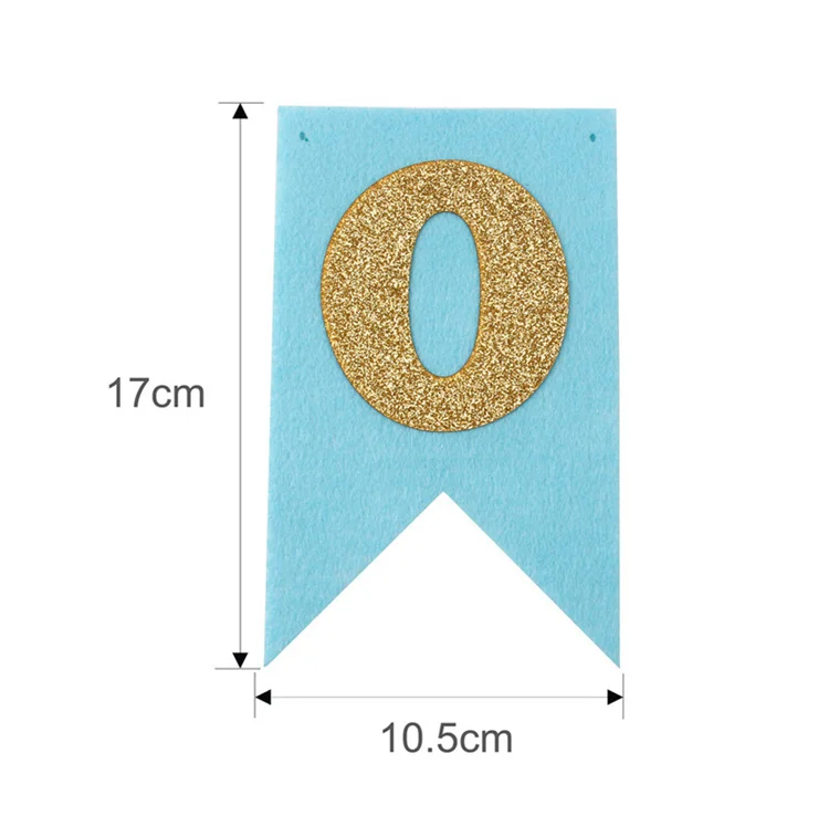 FENGRISE Glittering Unicorn Happy Birthday I Am One Banner Baby Shower Kids Favors Cartoon Banner Flags Unicorn Party Supplies