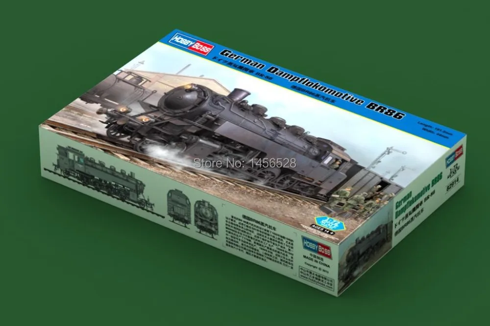Пластиковые весы TRUMPETER HOBBYBOSS 1/72 модель 82914 года немецкая DAMPFLOKOMOTIVE в сборе