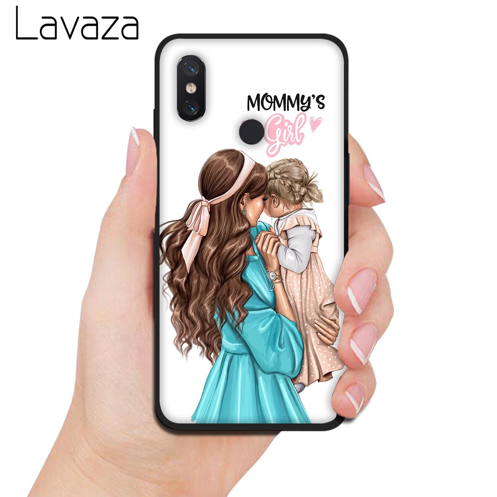 Lavaza Brown Hair Baby Mom Girl Soft Case for Huawei Honor 10 8 9 Lite 6A 7A Pro 7c 7x 8c 8x Nova 3 3i 4 Y5 Y9 Y6 Y7 Prime |