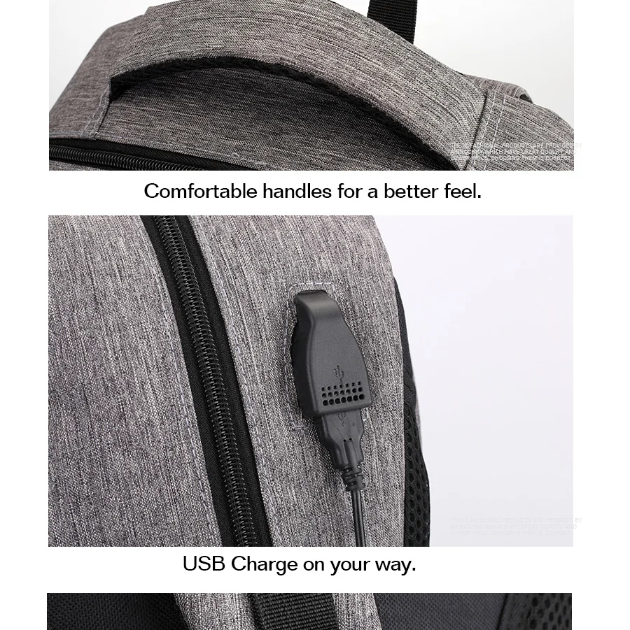 Мужской рюкзак для ноутбука с защитой от кражи, usb зарядка, водонепроницаемый мужской бизнес-рюкзак для мальчиков, дорожные школьные сумки для девочек-подростков