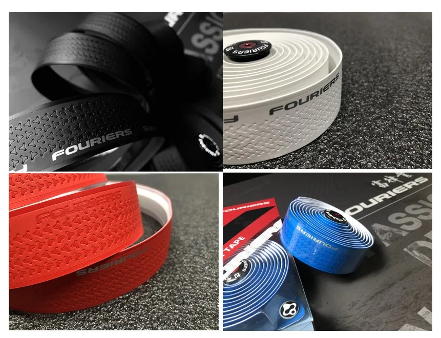 

FOURIERS ultralight Bicycle Handlebar Tape Road bike bar tape comfortable feel skidproof tapes Black/ White /Yellow /Red