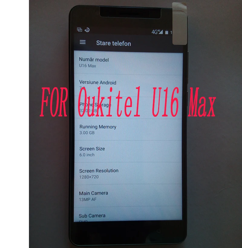 Ультратонкое закаленное стекло для смартфона Oukitel K6000 U20 Plus U16 U7 Max защита экрана