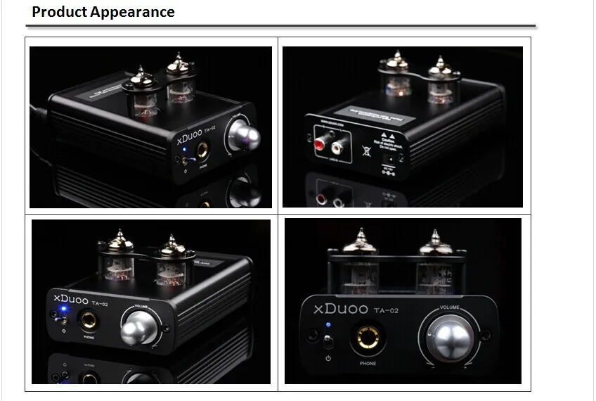 XDUOO TA 02 высокая производительность 6J1x 2 стерео HiFi наушники трубка усилитель для