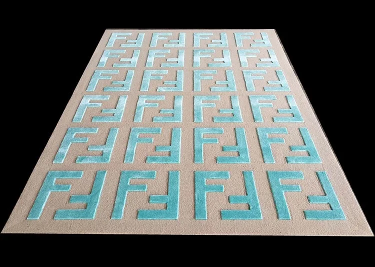 Высококачественный 3D двойной F брендовый новый шерстяной смешанный шелковый