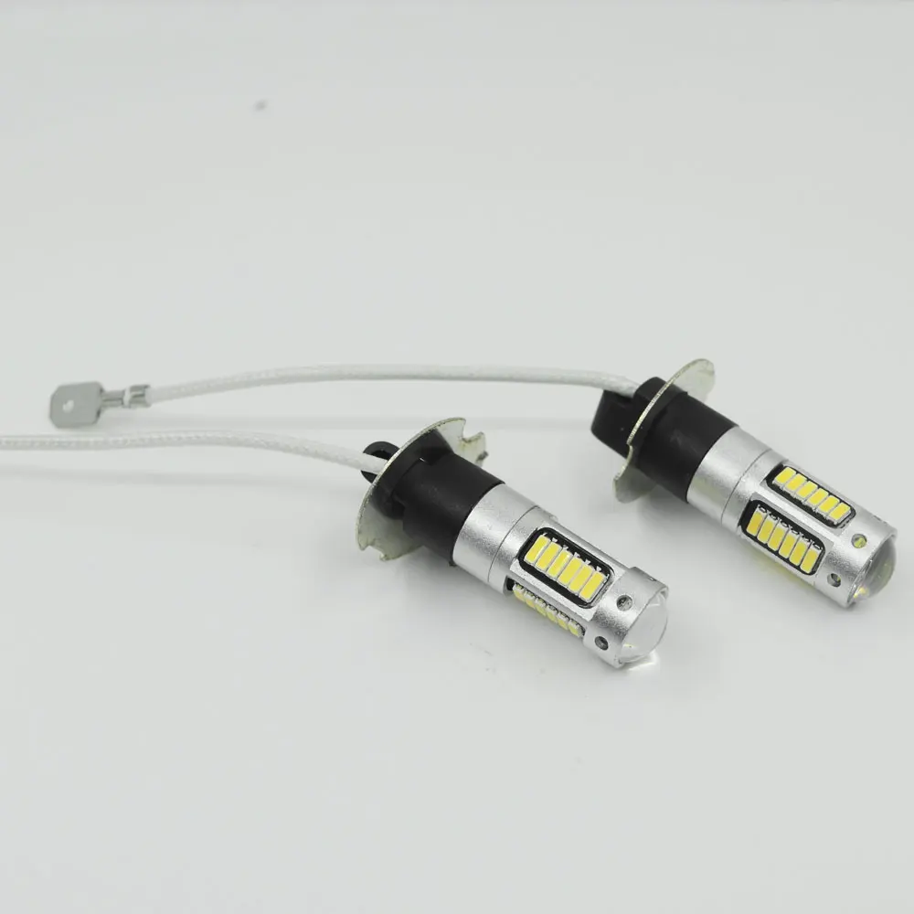 2x High Power H3 led h1 h27 880 881 pw24w t15 9005 9006 hb3 hb4 30smd auto Fog lamp 4014 car Light Source parking | Автомобили и
