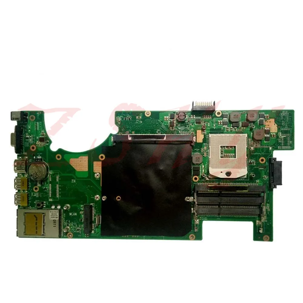 For ASUS G73JH Laptop motherboard 4 memory slots 60-NY8MB1200 PGA-989 DDR3 Free Shipping 100% test ok | Компьютеры и офис