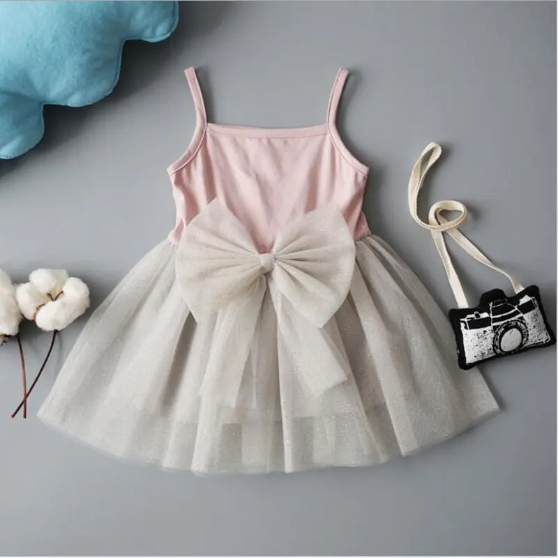 Платье для маленьких девочек хлопок слинг белая шифоновая Юбки пачки вечерние