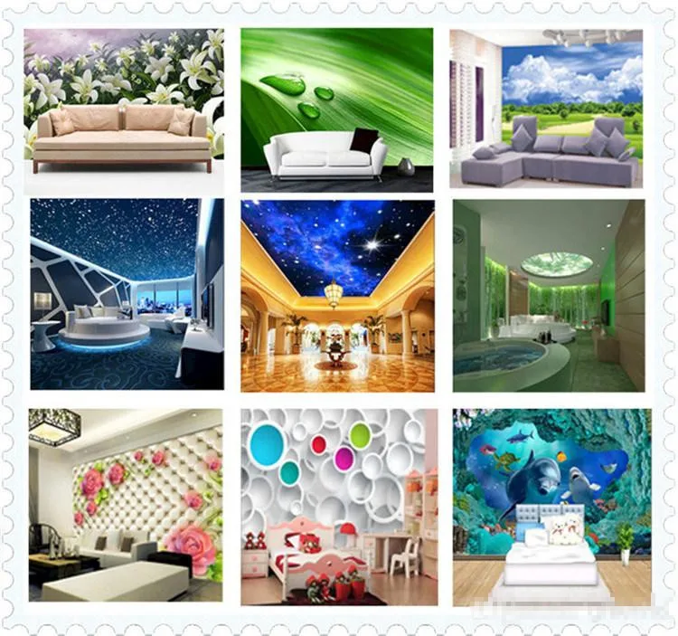 Фэнтези Подводный мир обои 3D фото на заказ океан стены фрески дети Спальня