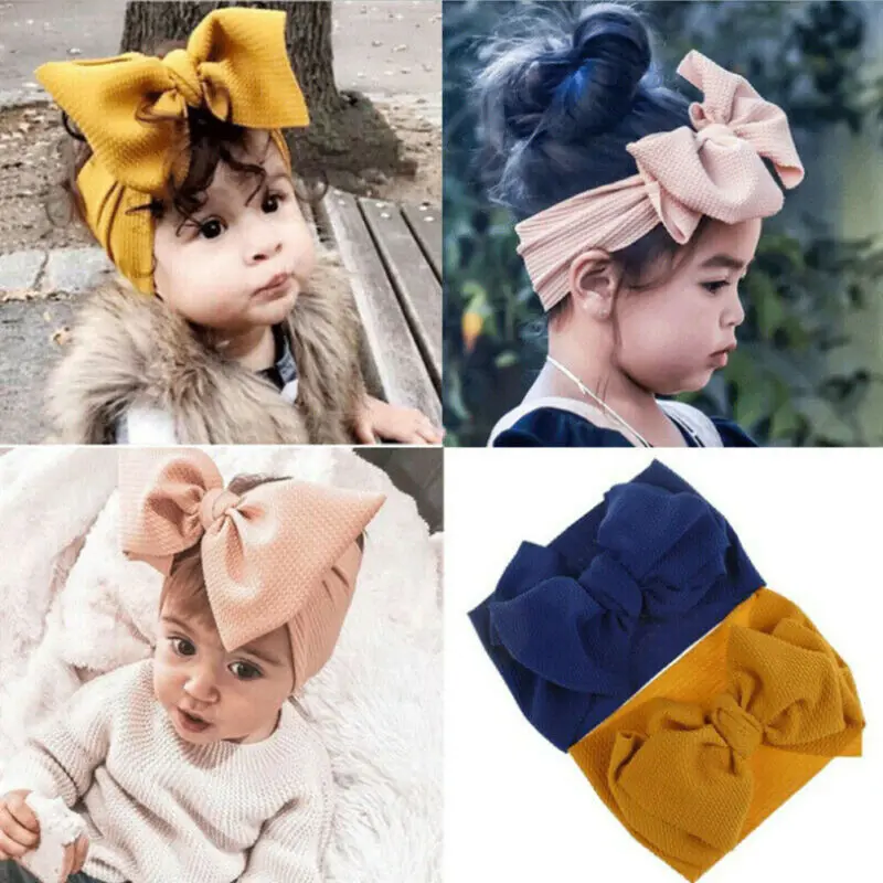 

Kids Hair Bow For Baby Girl Headband Newborn Children Toddler Elastic Hairband