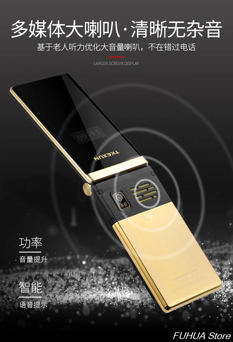 TKEXUN M2 PLUS 3,0 ''большой ключ шрифт сенсорный экран 3g WCDMA флип-телефон мобильный телефон один ключ циферблат старый человек Celulares PK G10 FM