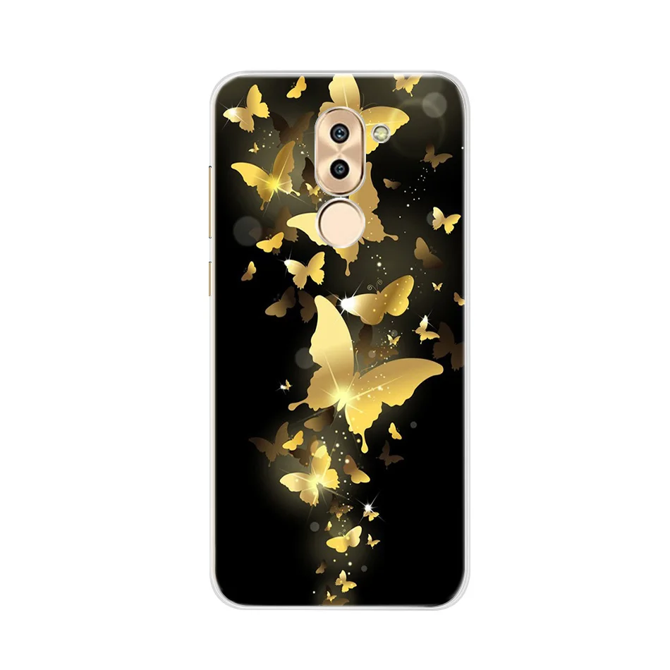 Мультяшный чехол для Huawei Honor 6X мягкий силиконовый телефона задние чехлы / GR5 2017 Mate 9