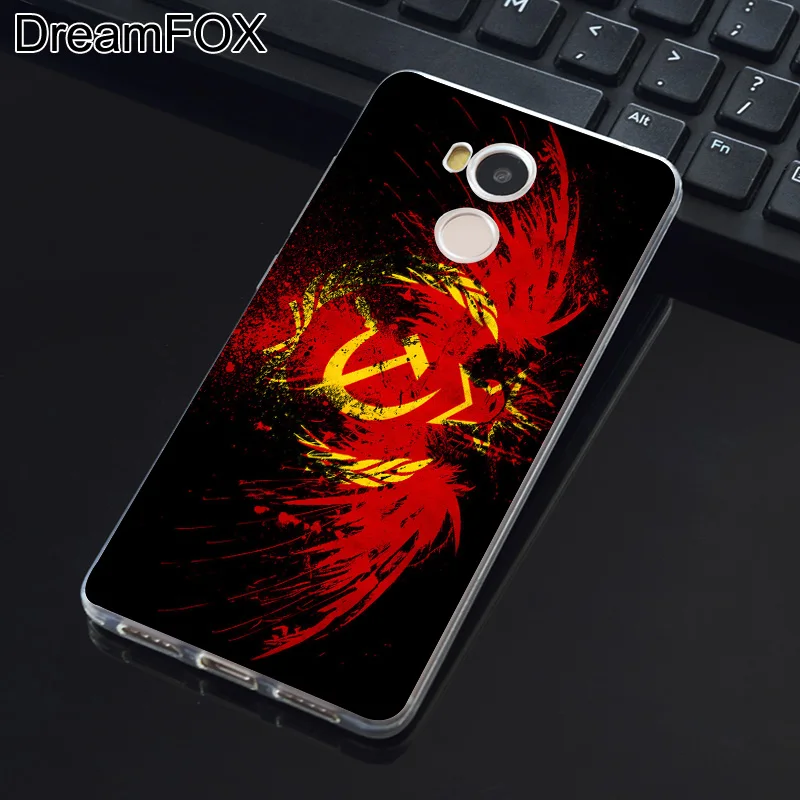 DREAMFOX M137 Мягкий силиконовый чехол из ТПУ с национальным флагом в советском стиле