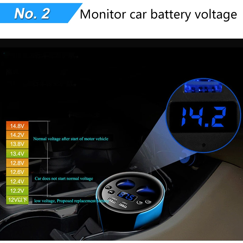 Fm передатчик 2019 mp3 плеер Bluetooth автомобильный комплект громкая связь звонок