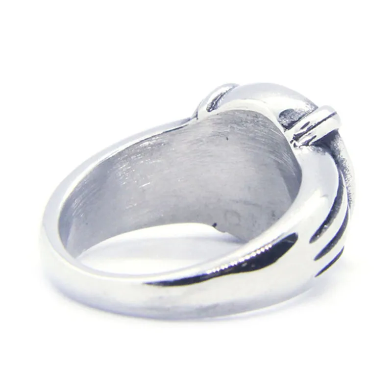 Support Dropship Newest Red Pentagram Ring 316L Stainless Steel Jewelry Band Party Hot Selling | Украшения и аксессуары