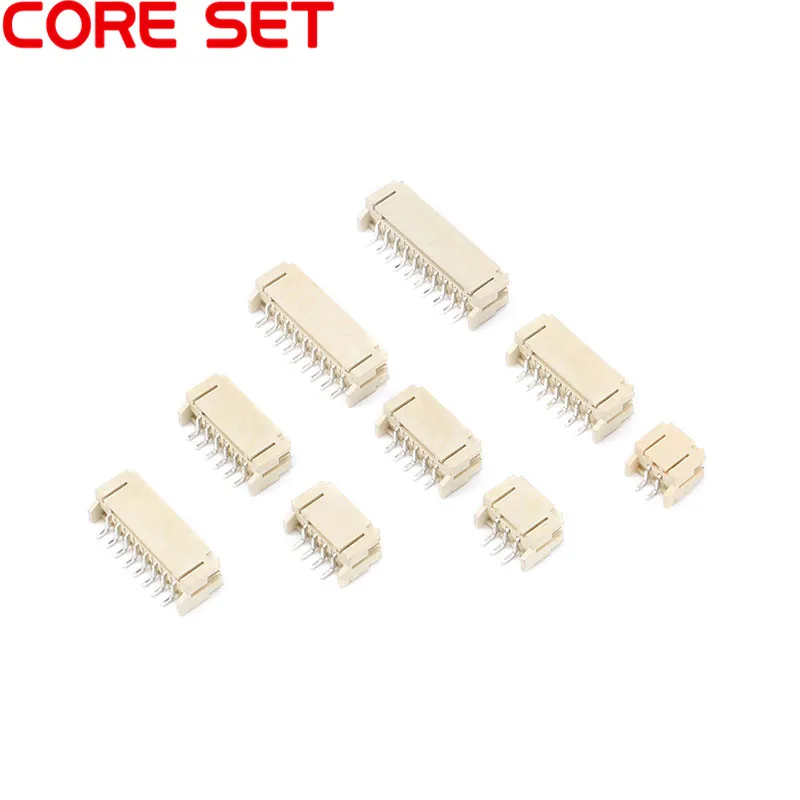 Горизонтальный разъем 2P 3P 4P 5P 6P 7P 8P 9P 10P 2 мм 50 шт.|smd connector|smd smtsmd socket |