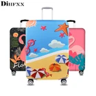 DIHFXX фламинго, эластичный толстый чехол для багажа, чехол для багажника, подходит для 18-32 дюймов, чехол для костюма, защитный чехол, дорожный аксессуар