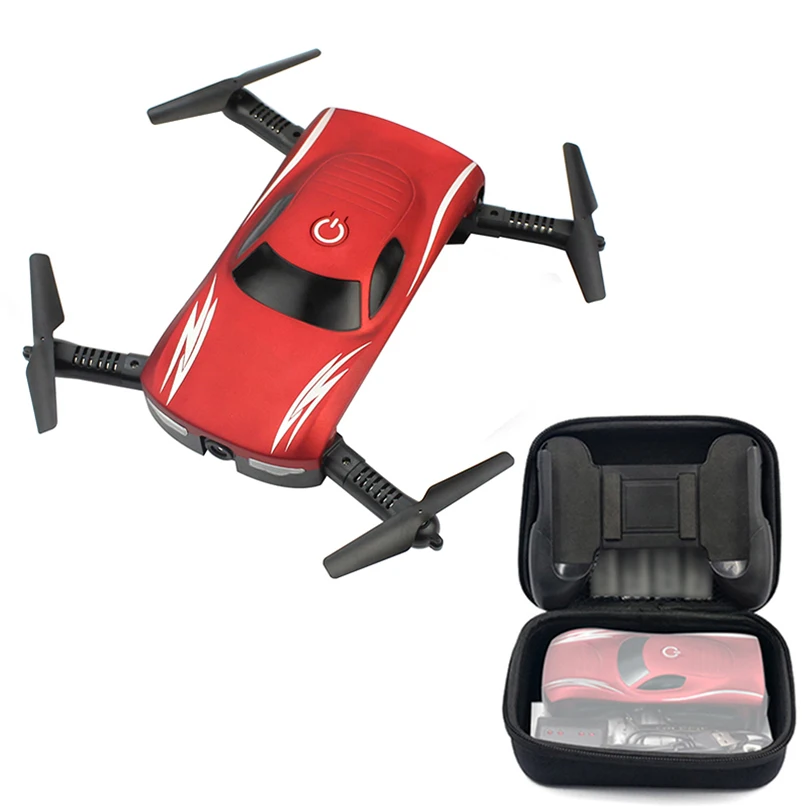 Складной Дрон для селфи GW186 складной Wi Fi камера 0 3 МП FPV телефон с голосовым