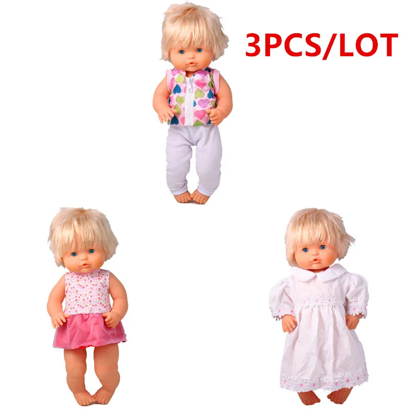 41 см Nenuco Кукла Одежда Ropa y su Hermanita 1 белое платье горошек кружевное наряд для 16