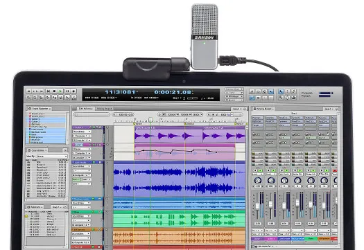 Samson GO Mic Мини Портативный конденсаторный микрофон с зажимом дизайн USB разъем совместим с Mac или PC Музыка Подкаст