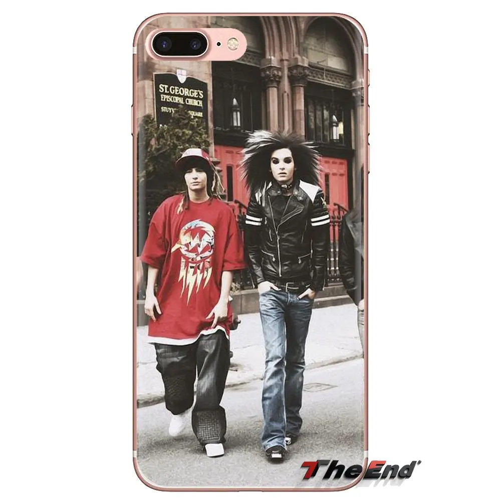 Прозрачные чехлы из ТПУ для iPod Touch Apple iPhone 4 4S 5 5S SE 5C 6 6S 7 8 X XR XS Plus MAX Tom Kaulitz Bill Tokio Hotel |