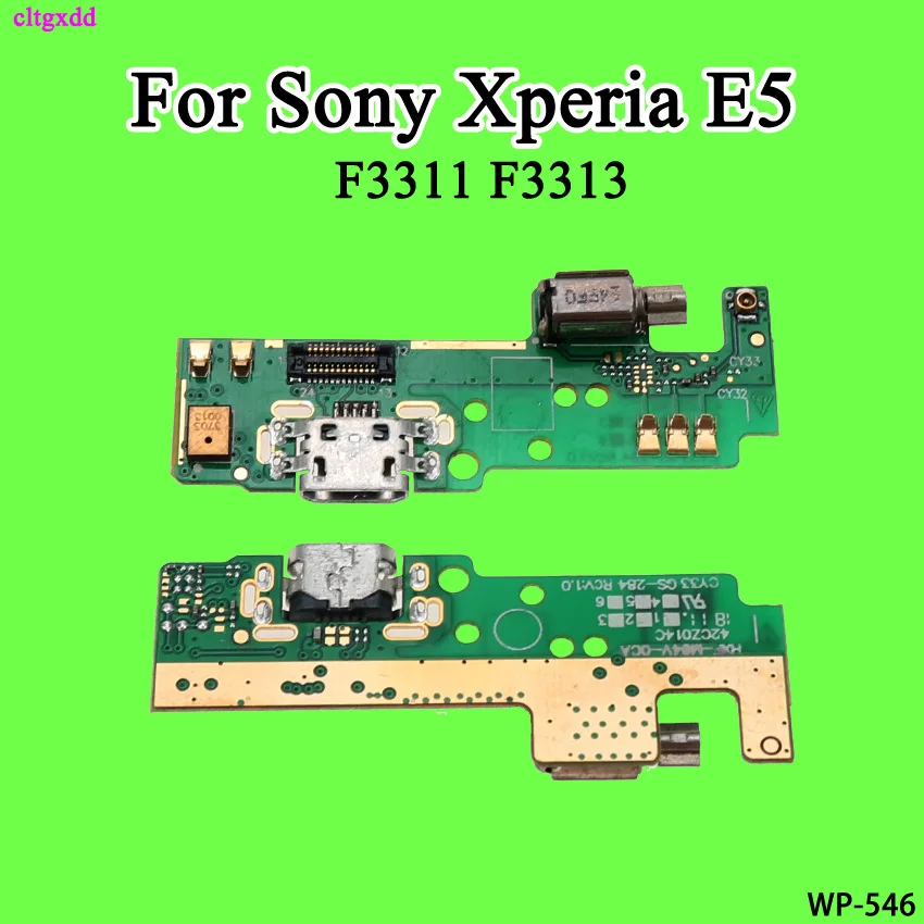 Для Sony Xperia E5 F3311 F3313 USB зарядный порт док разъем зарядка вибрационная плата с