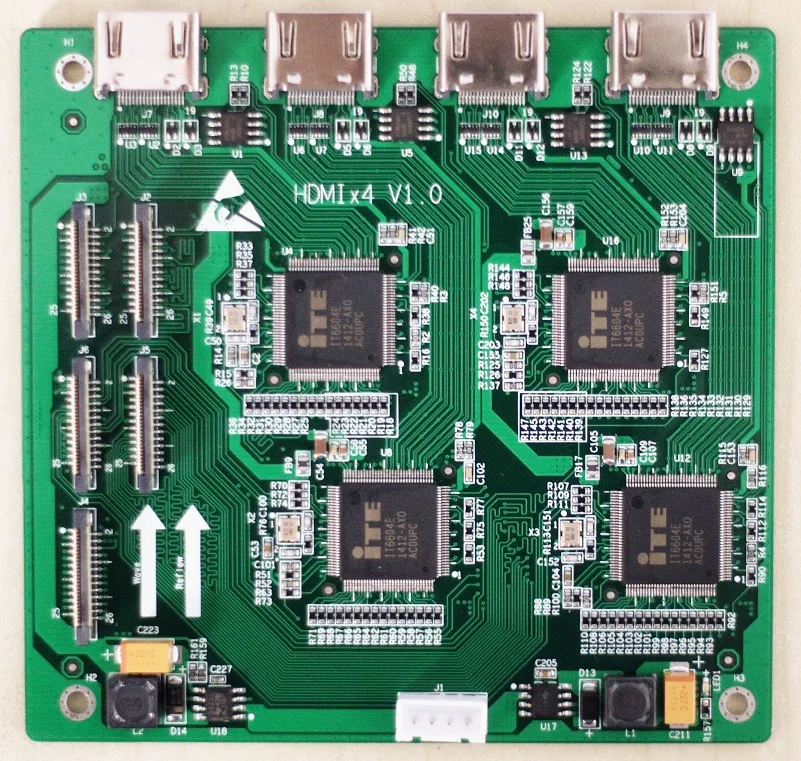 

Плата видеовхода IT6604 4xhdmi 1080P