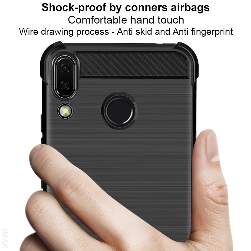 Чехол для Asus Zenfone 5 5z ZE620KL ZS620KL iMAK Vega волоконный узор подушка безопасности чехол