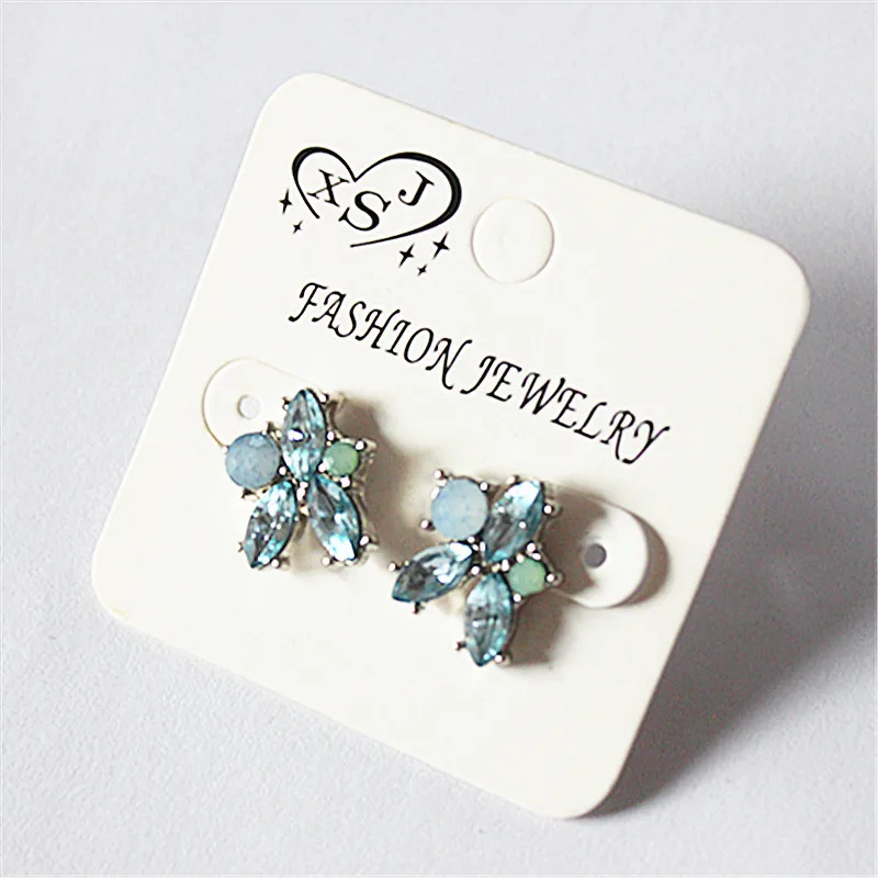 A pair New fashion women's jewelry wholesale girl birthday party pearl earrings beautiful 9 pairs /set earrings gift agent shipping - Окраска металла: A pair