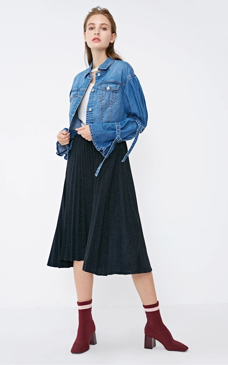 Vero Moda двухъярусная джинсовая куртка на шнуровке с рукавами | 318357515