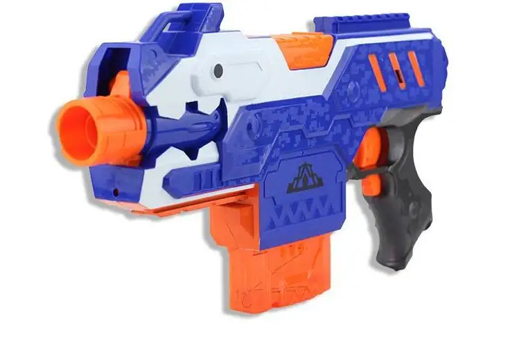 Электрический игрушечный пистолет с мягкими пулями для nerf Shooting Submachine Gun мягкой
