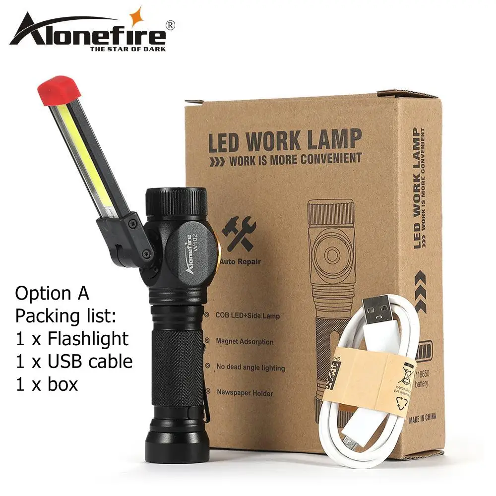 

AloneFire W102 COB рабочая лампа