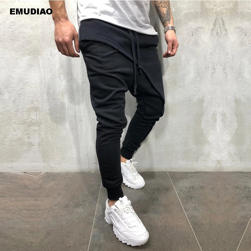 Мужские шаровары с несколькими карманами брюки в стиле хип-хоп уличные