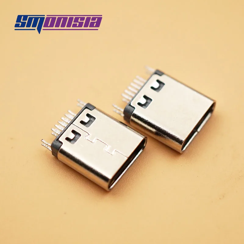 10 шт./лот 12 Pin Type C 3 1 USB гнездовой разъем P 0 8 двухсторонний фанерный вертикальный