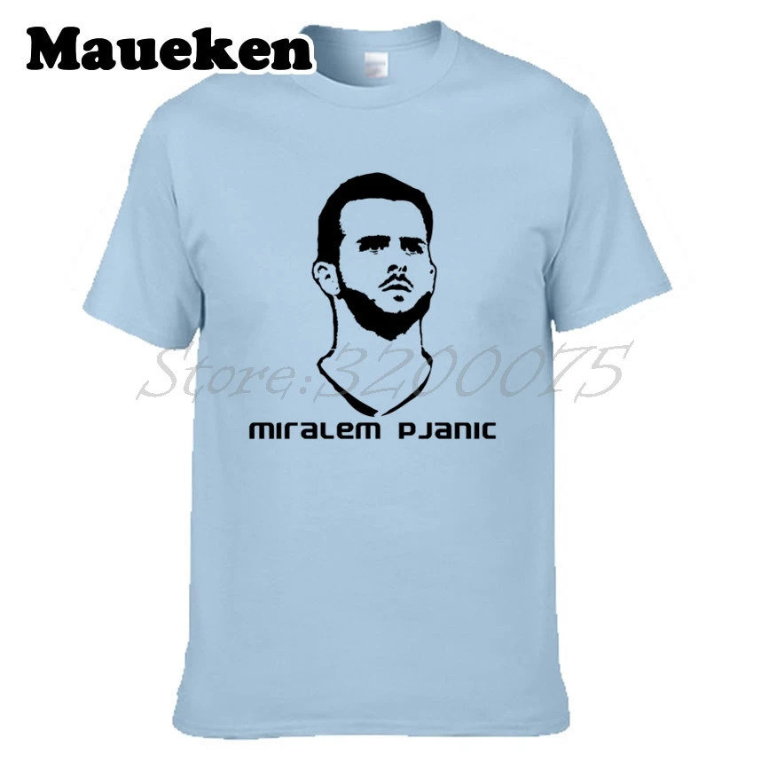 Мужская футболка Miralem Pjanic 5 одежда в боснийском стиле Футболка мужская для