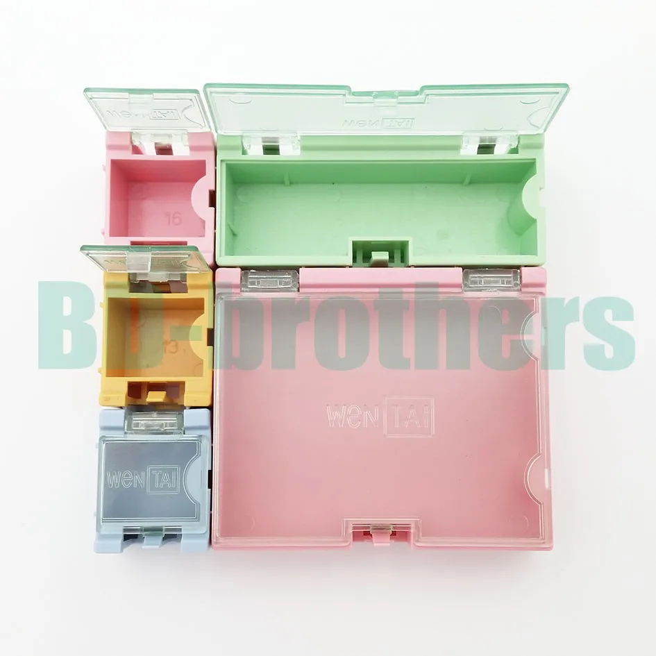 5 шт./компл. компонент коробка для хранения IC коробки КОМПОНЕНТОВ SMT SMD Wen Tai (1 #2 #3 #)