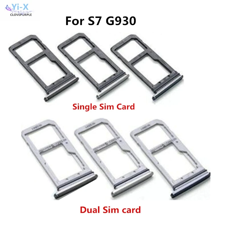 

Новый лоток для двух или одинарных Sim-карт для Samsung Galaxy S7 G930